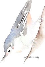 Michelle Detering Limited Matted Print - Nuthatch