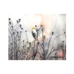 Michelle Detering Limited Matted Print - Goldfinch in Winter