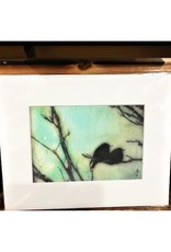 Michelle Detering Limited Matted Print - 2 Blackbirds