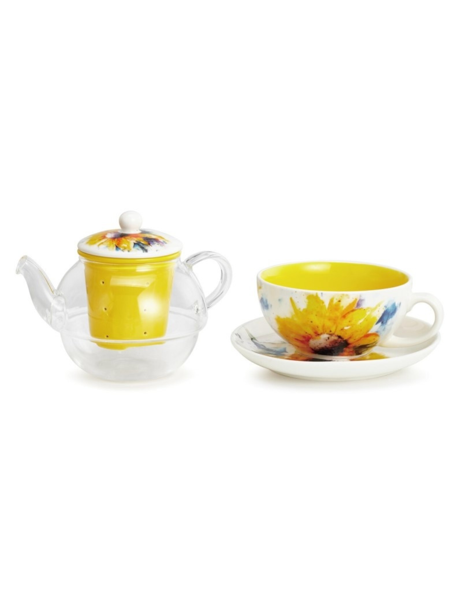 Dean Crouser Sunflower Tea Pot Set - Dean Crouser Collection