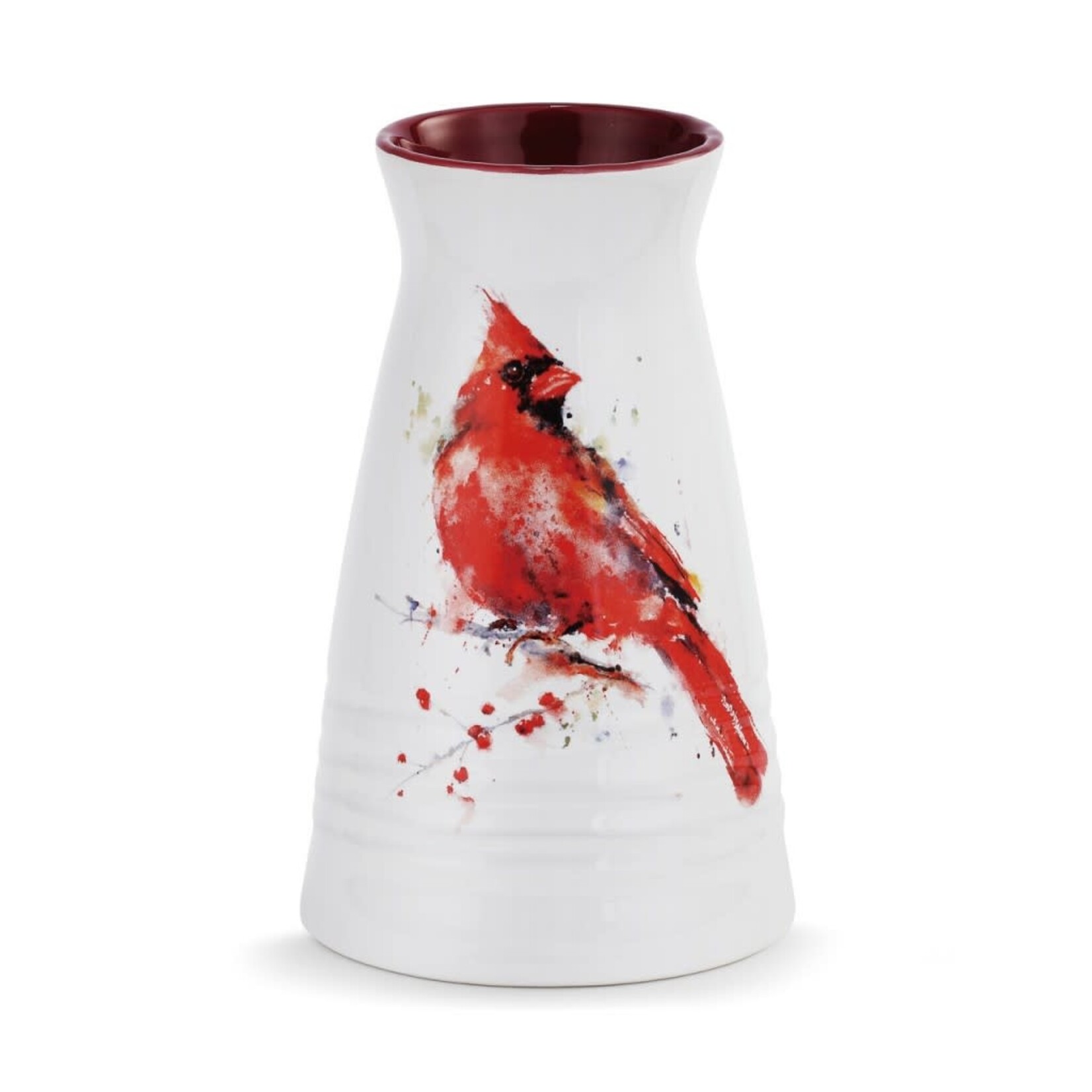 Dean Crouser Collection Redhead Cardinal Vase - Dean Crouser Collection