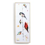 Dean Crouser Collection Birds on a Branch Wall Art 6x16