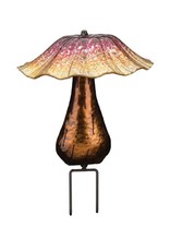 Solar Toadstool Stake - Orange