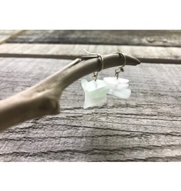 French Hook Earrings - Stacked Beach Glass