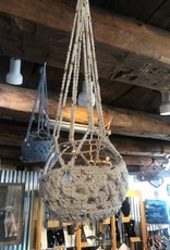 Handcrafted Rope Globe Hanger