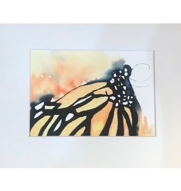 Michelle Detering Limited Matted Print - Monarch Abstract