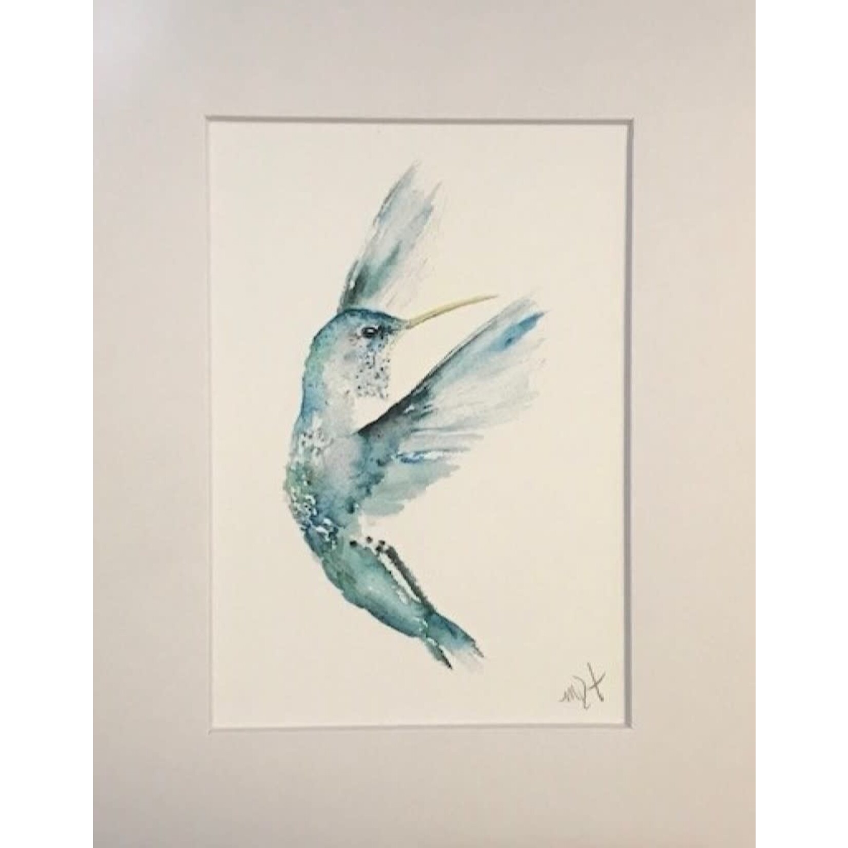 Michelle Detering Limited Matted Print - Hummingbird II
