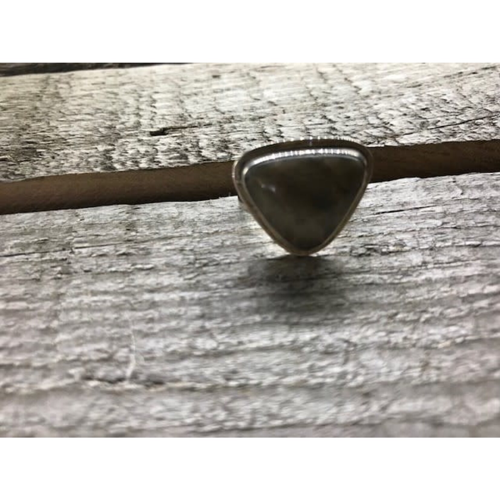 Sterling Silver Ring - Petoskey Triangle 7.5