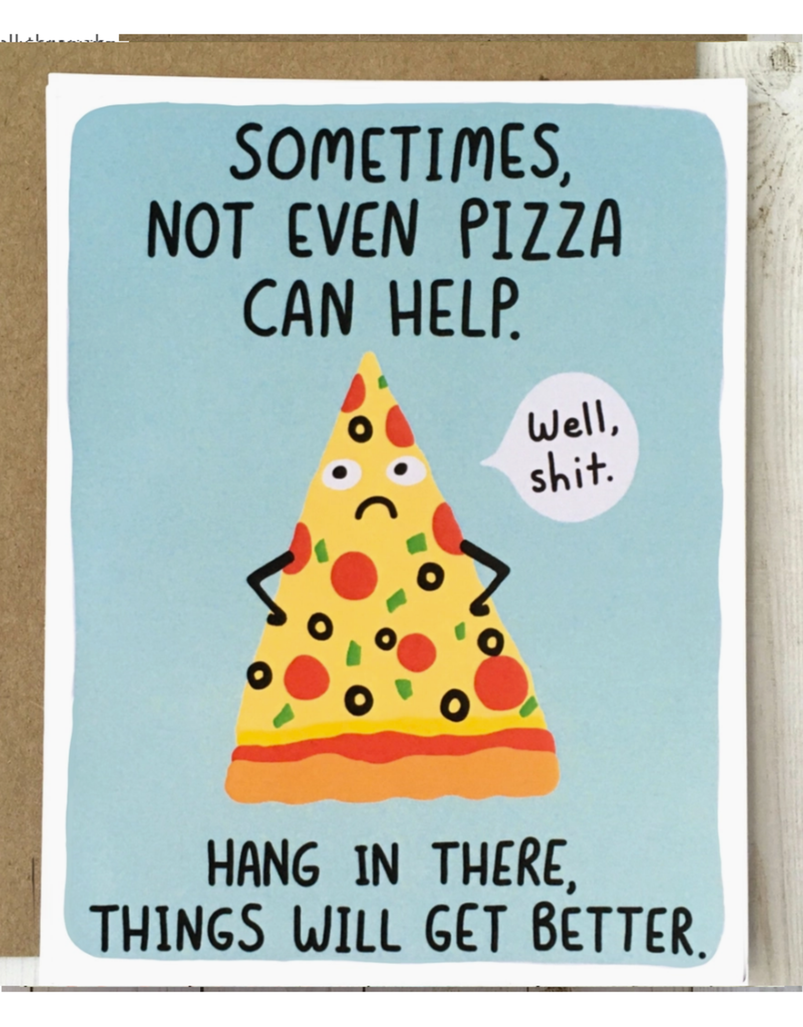 Encouragement Card - Pizza