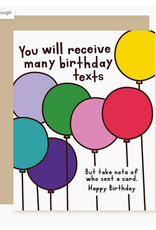 Birthday Card - Many Texts