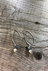Long Wire Earrings - Leland Blue & Petoskey 2