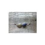 Wave Necklace - Leland Blue & Petoskey4 16-18''