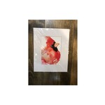 Michelle Detering Limited Matted Print - Male Cardinal Portrait