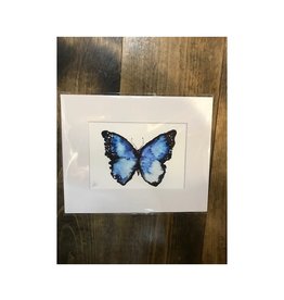 Michelle Detering Limited Matted Print - Blue Morpho