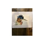 Michelle Detering Limited Matted Print - Green Heron