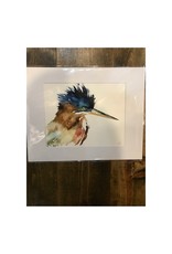 Michelle Detering Limited Matted Print - Green Heron