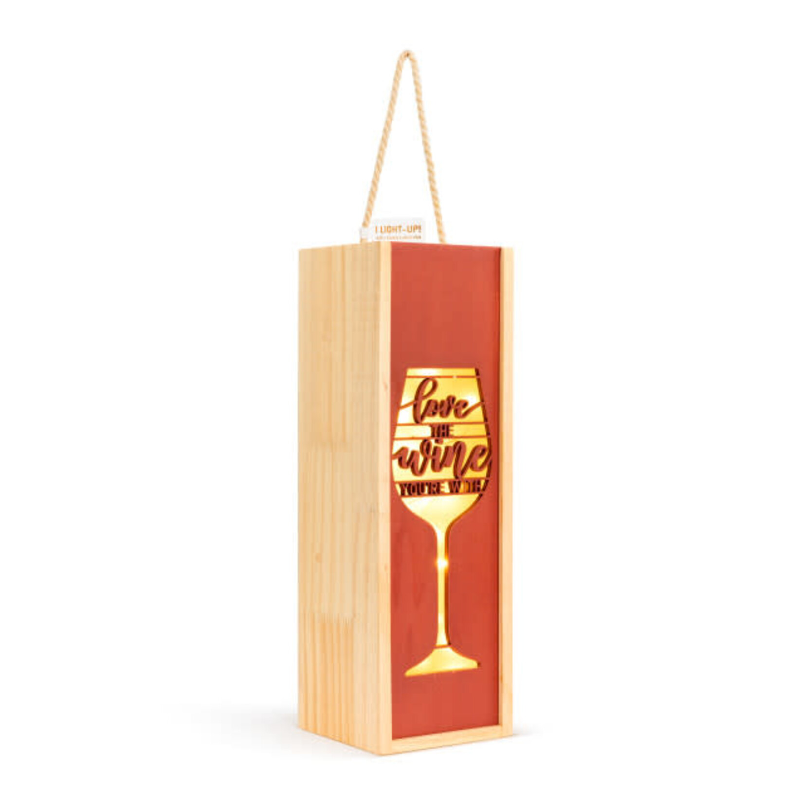 Wine Lantern - Love the Wine You're With