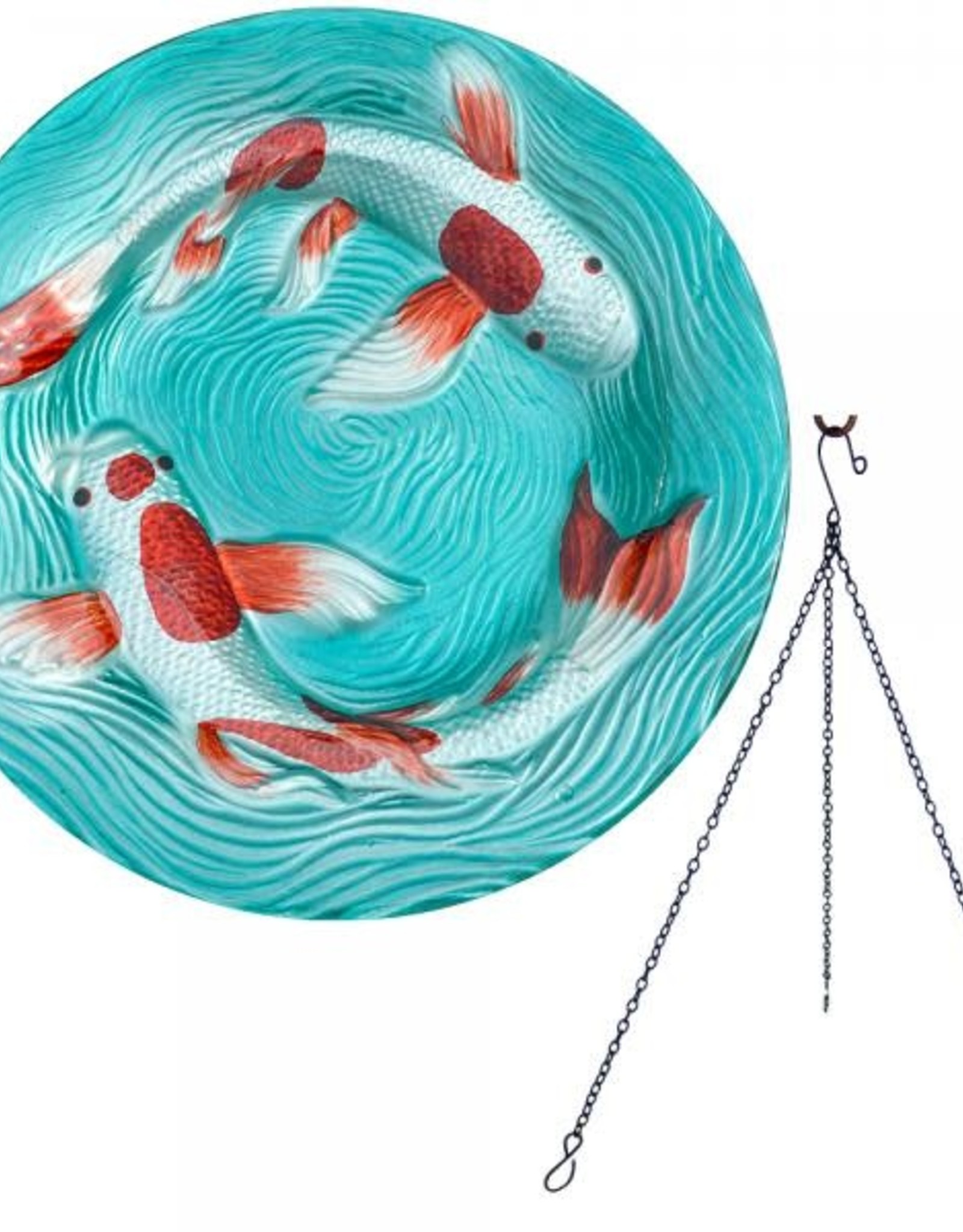 Hanging Bird Bath Koi Pond The Bear Den Gallery