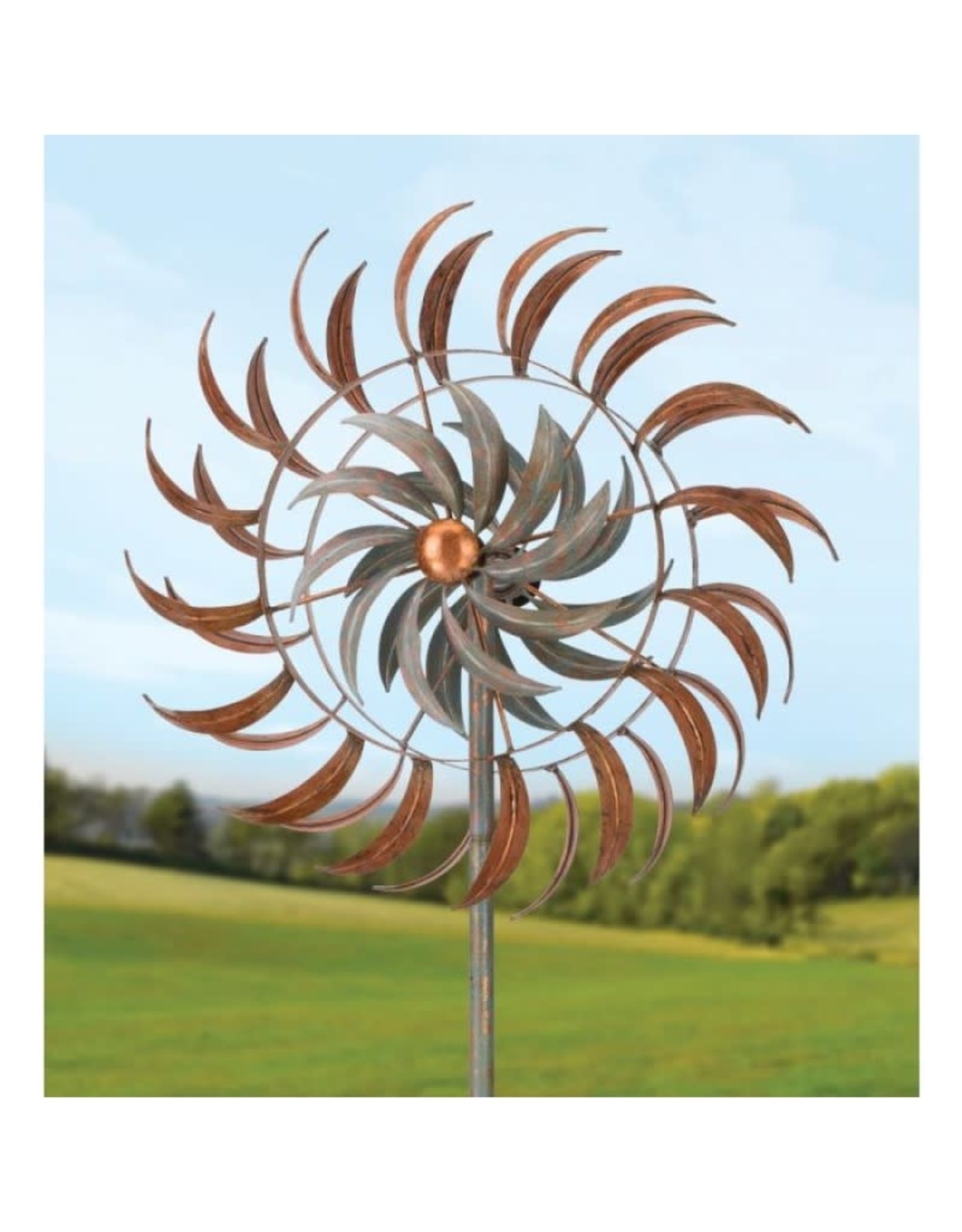 24'' Kinetic Stake - Copper Petals