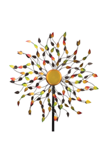 Kinetic Spinner Stake - Golden Leaves