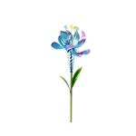 Blue Lotus Flower Spinner Stake