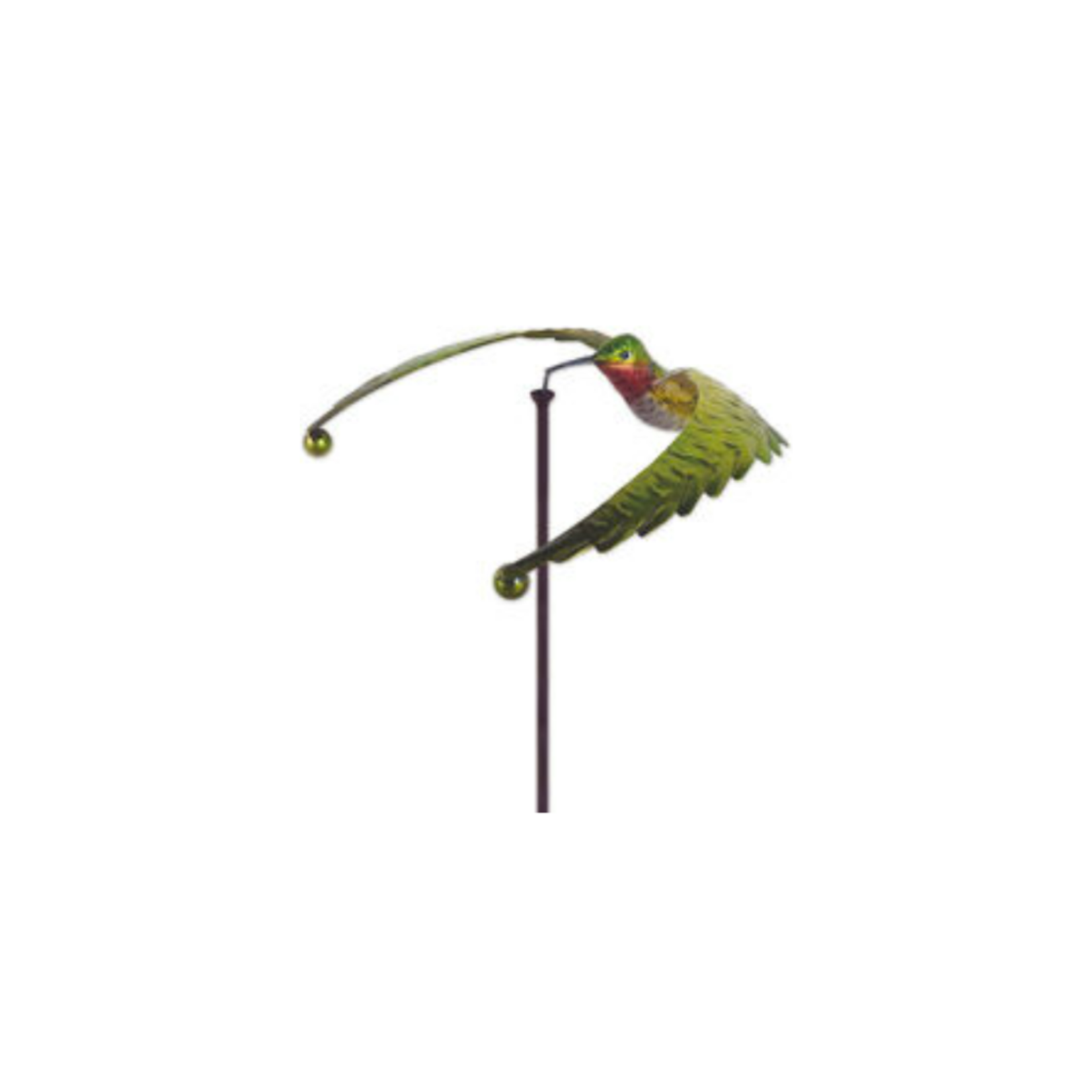 Balancer Stake - Swirling Green Hummingbird
