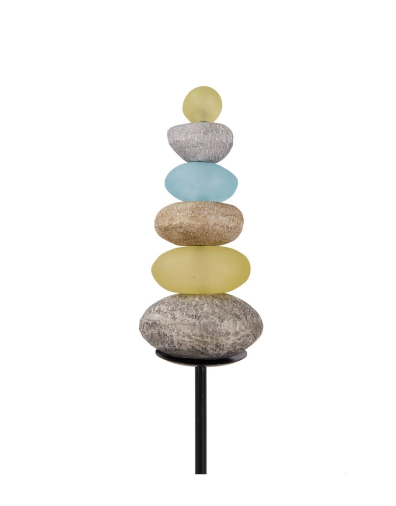 Garden Stake - Zen Cairn Stacked Stones