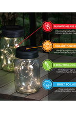 Solar Firefly Mason Jar - Clear
