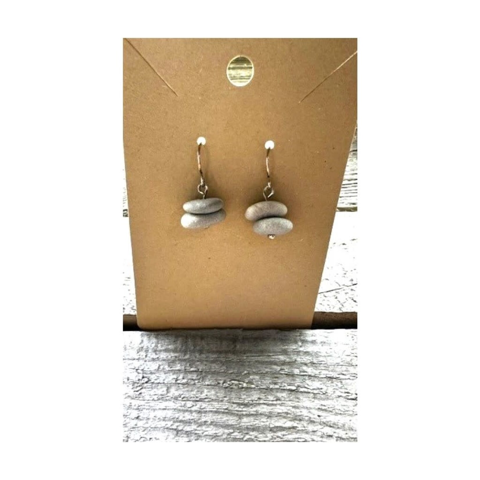 French Hook Earrings - Stone Cairn 16