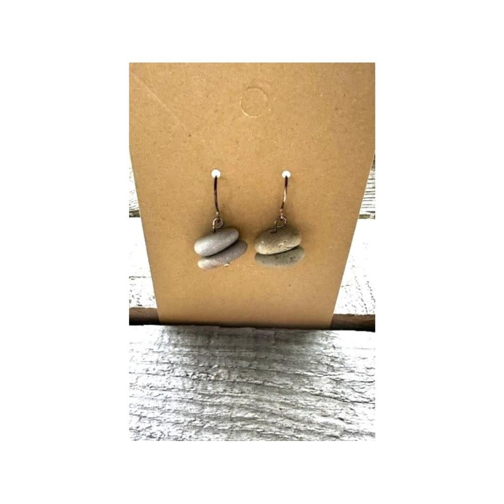 French Hook Earrings - Stone Cairn 20
