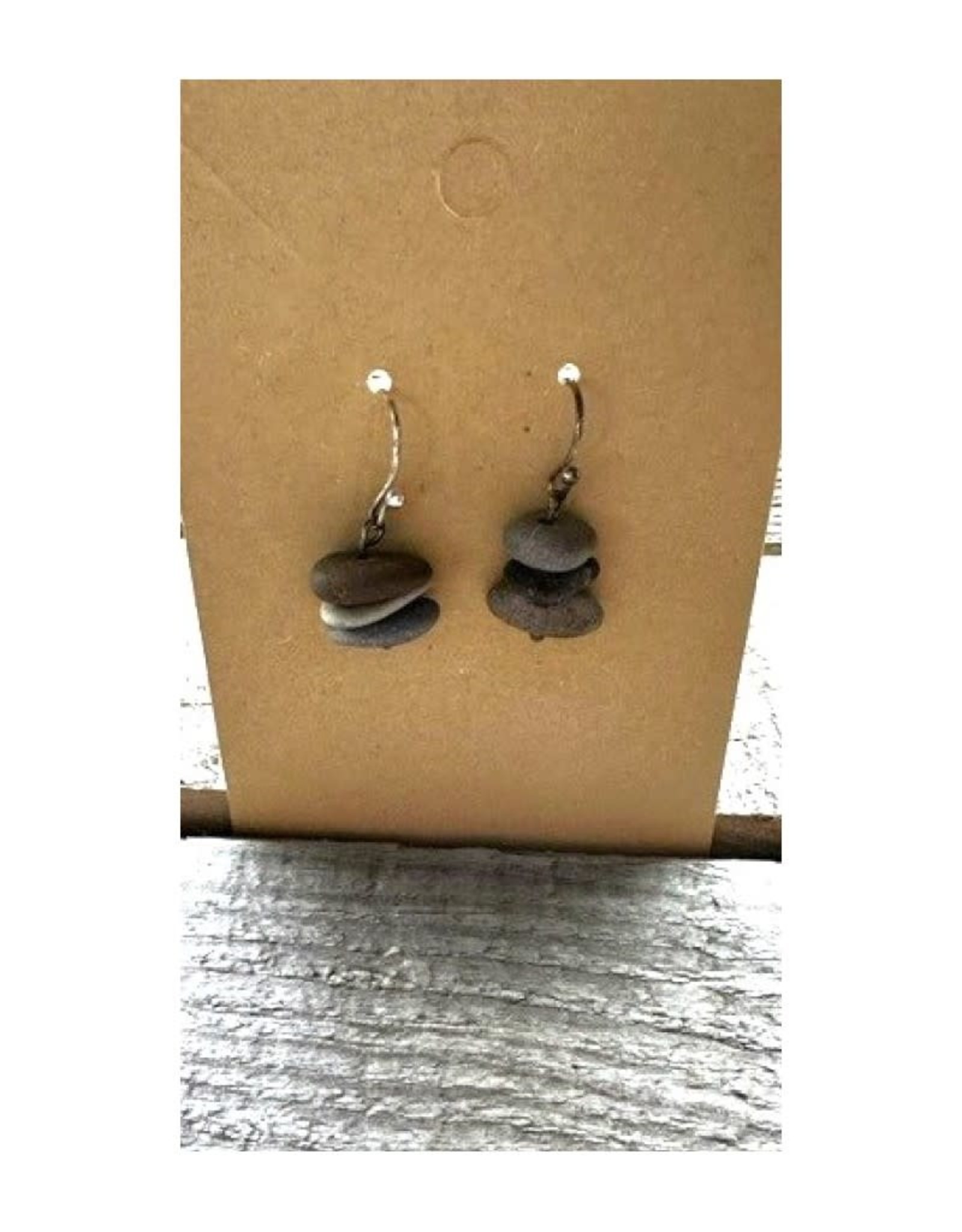 French Hook Earrings - Stone Cairn 21
