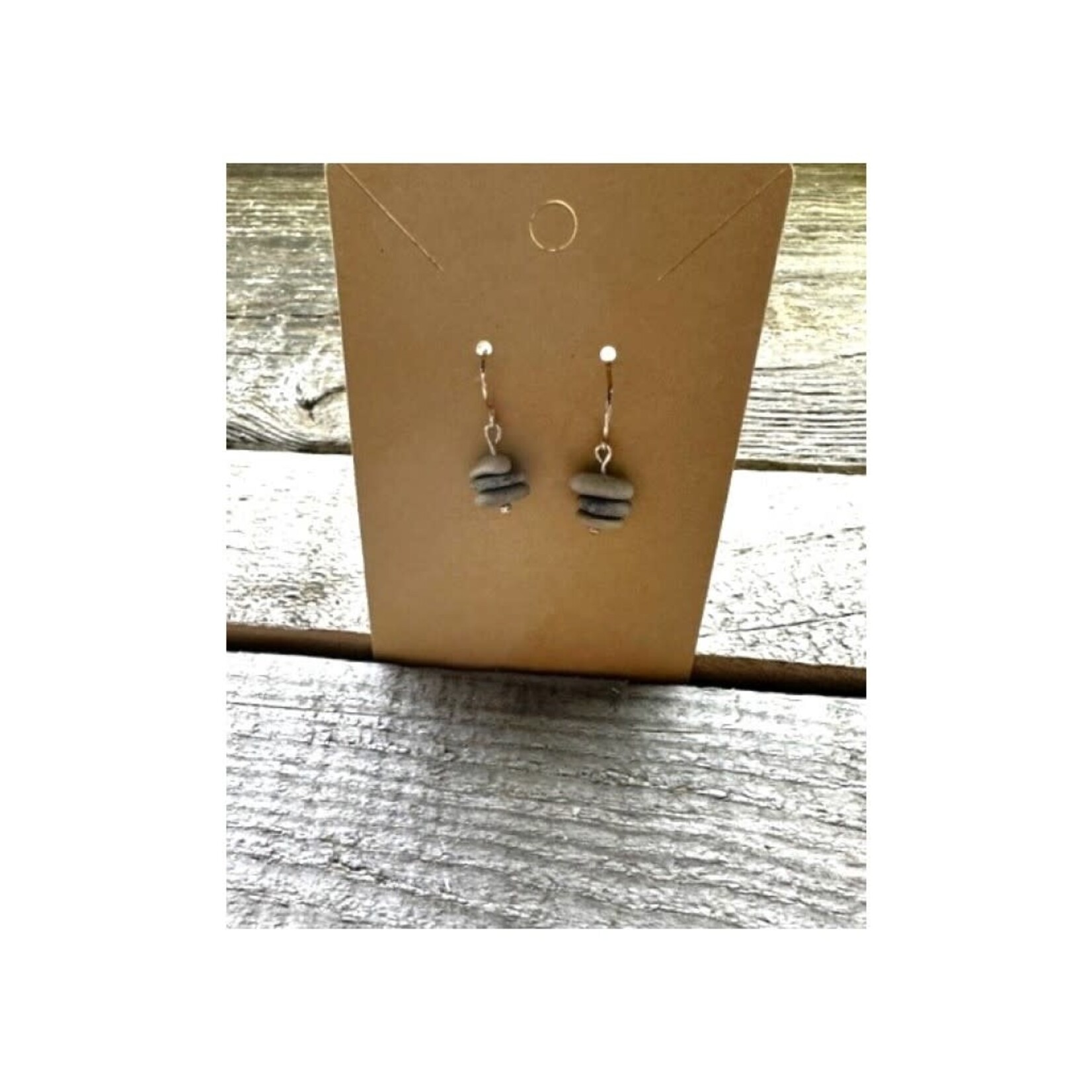 French Hook Earrings - Stone Cairn 26