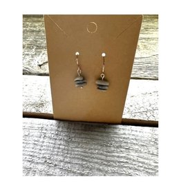 Michigan Beach Stone Earrings