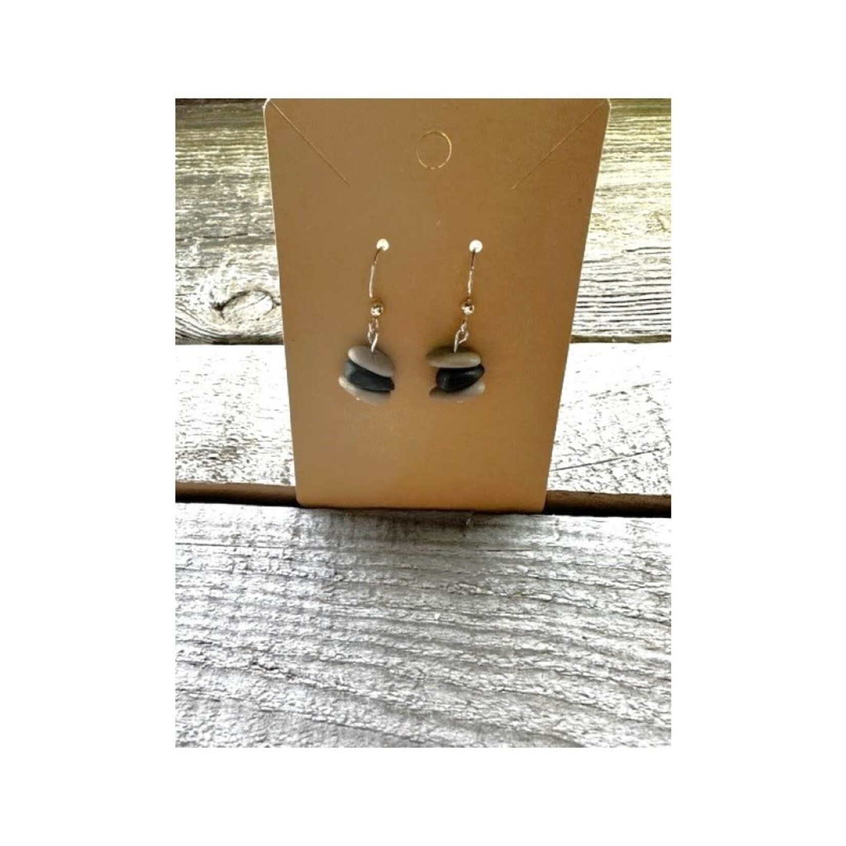 French Hook Earrings - Stone Cairn 31