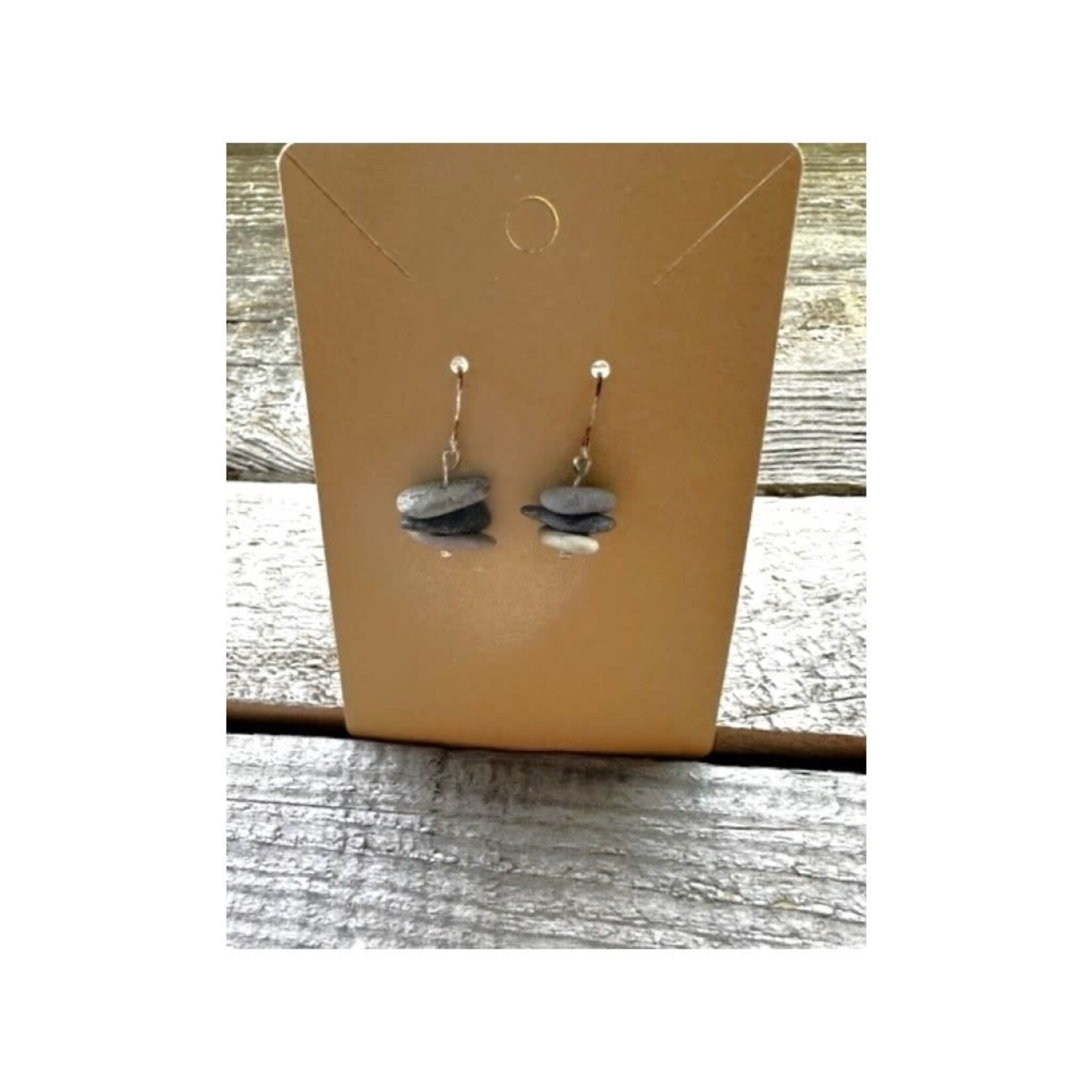 French Hook Earrings - Stone Cairn 34