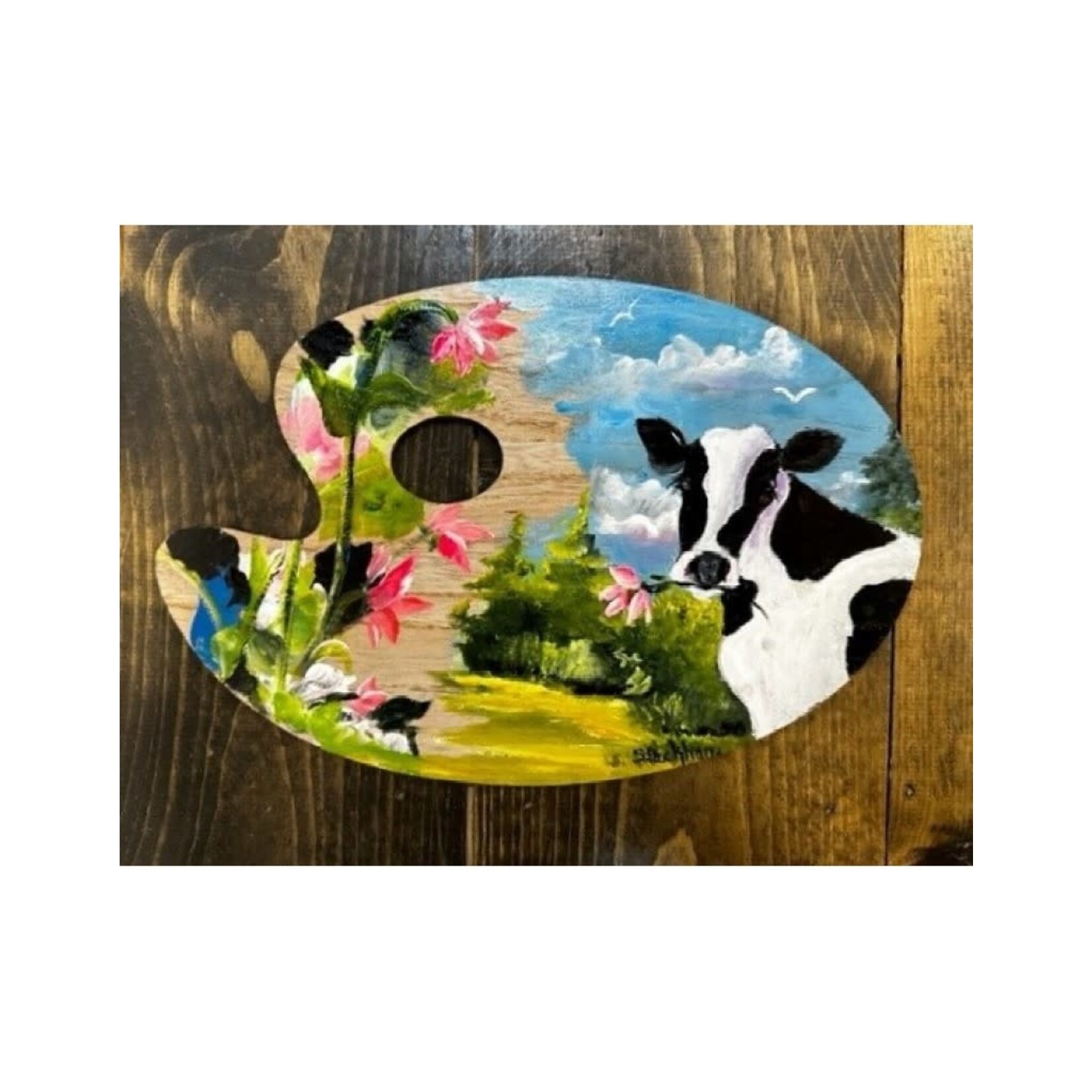 Easel Painting - Cow