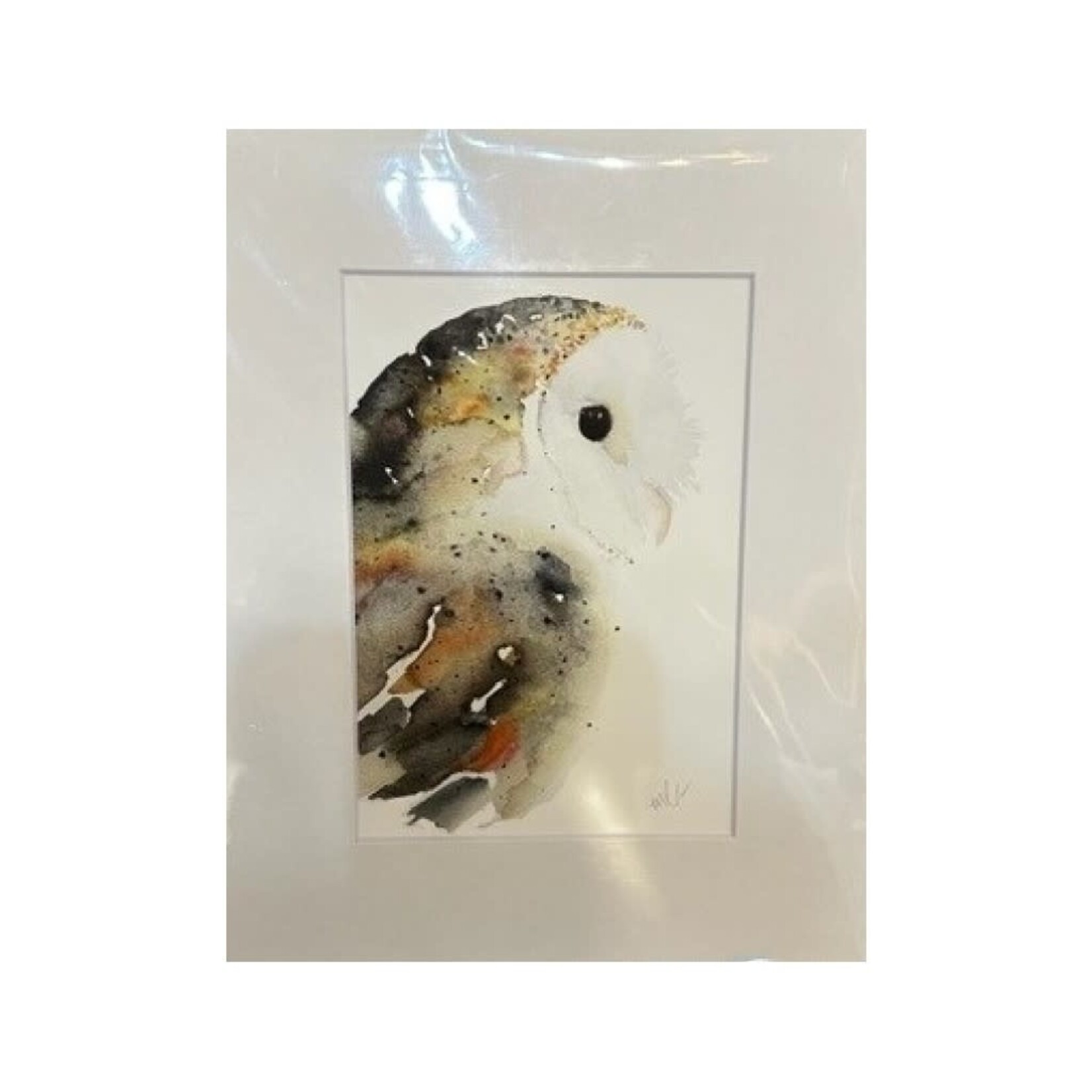 Michelle Detering Limited Matted Print - Barn Owl
