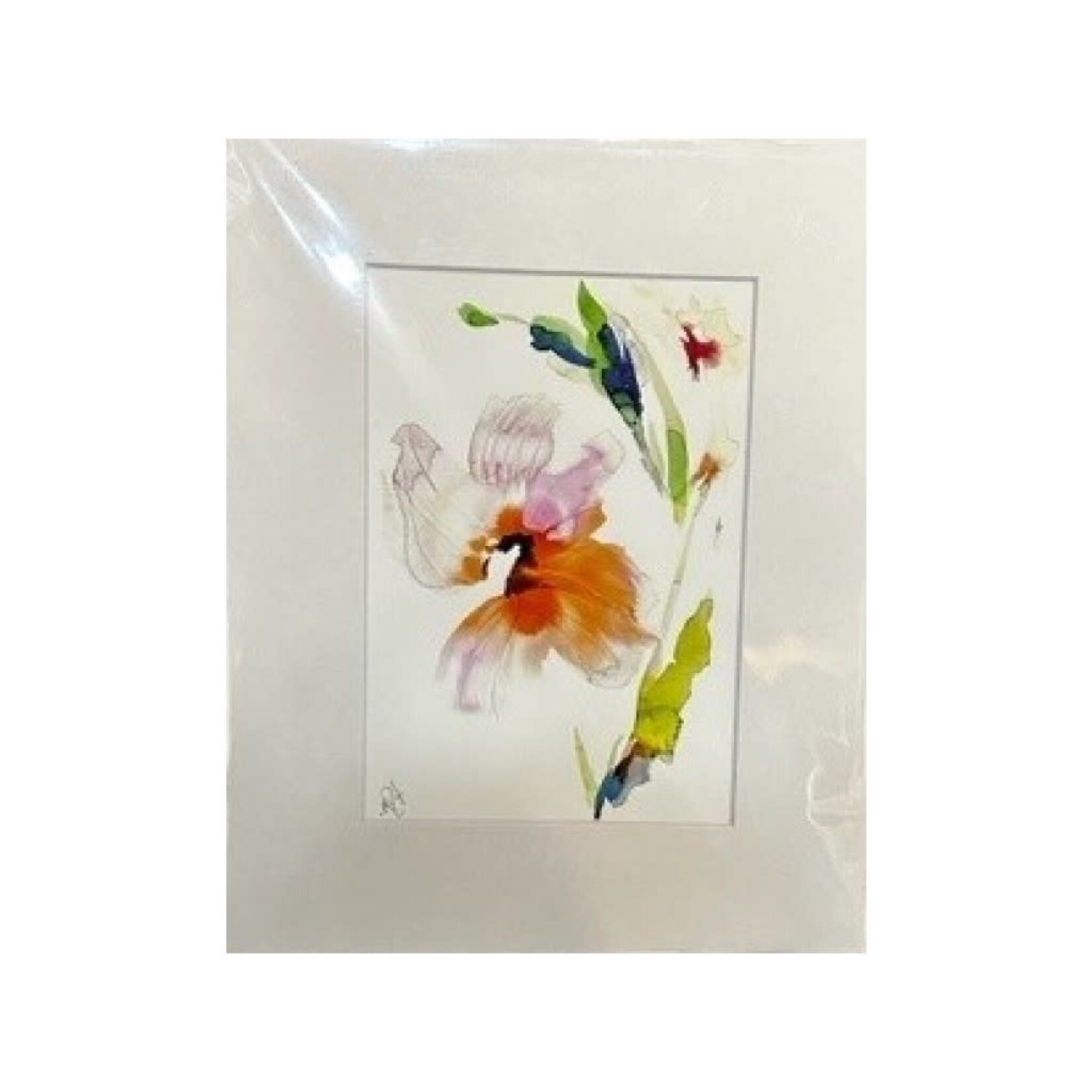 Michelle Detering Limited Matted Print - Floral Study