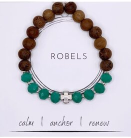 Wood Diffuser Bracelet - Robels Green