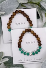 Wood Diffuser Bracelet - Robels Green