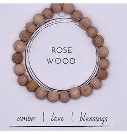 Wood Diffuser Bracelet - Rosewood