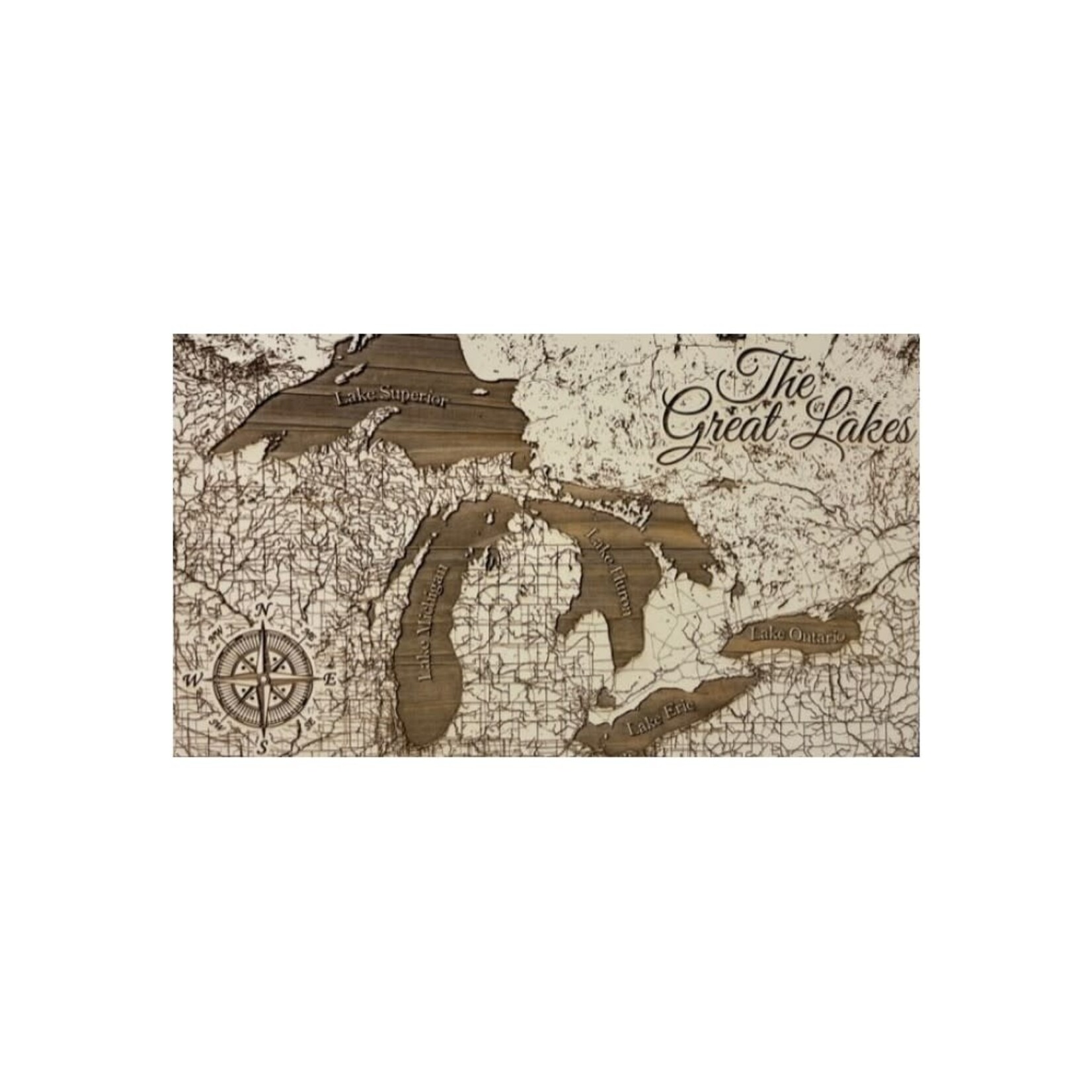 Great Lakes Map - Small -