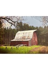 "Red Barn" - Katie Westra - 11x14 Canvas Wrap