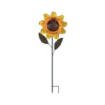Garden Stake - Double Petal Sunflower 42''