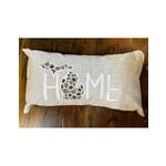 Embroidered Lumbar Pillow - Beige/Toskey/Home