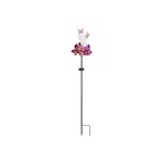 Sparkle Solar Spinner Stake - Pink Butterfly