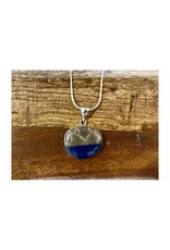 Necklace Pendant - Dual Leland Blue & Petoskey 2