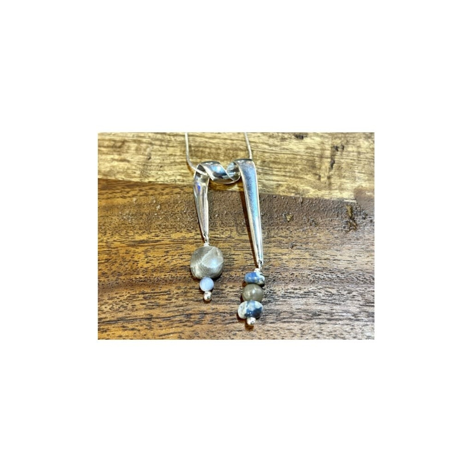 Ribbon Necklace Pendant - Leland Blue & Toskey1