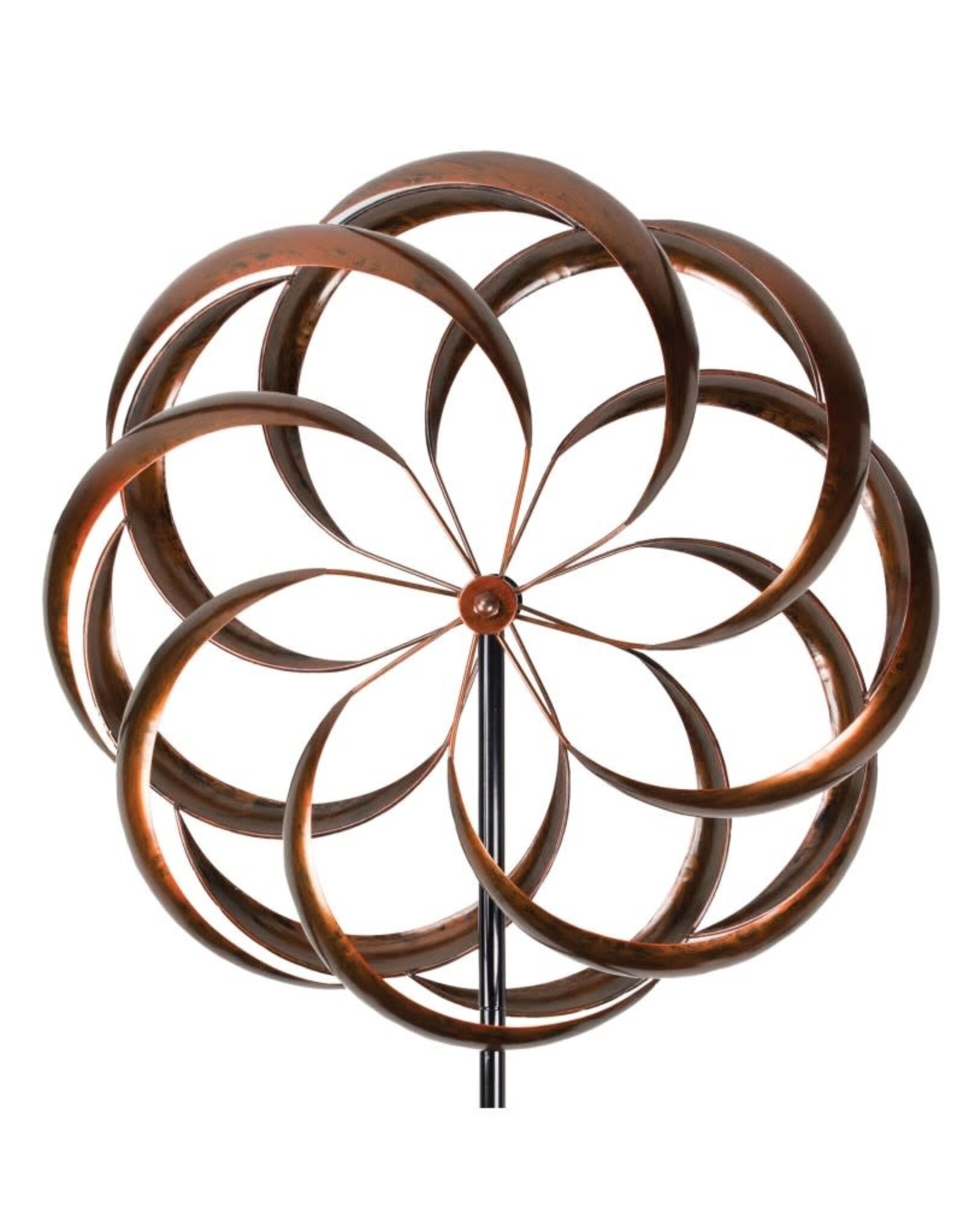Wind Spinner Stake Bronze Bloom The Bear Den Gallery