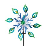 19" Burst Solar Wind Spinner - Peacock